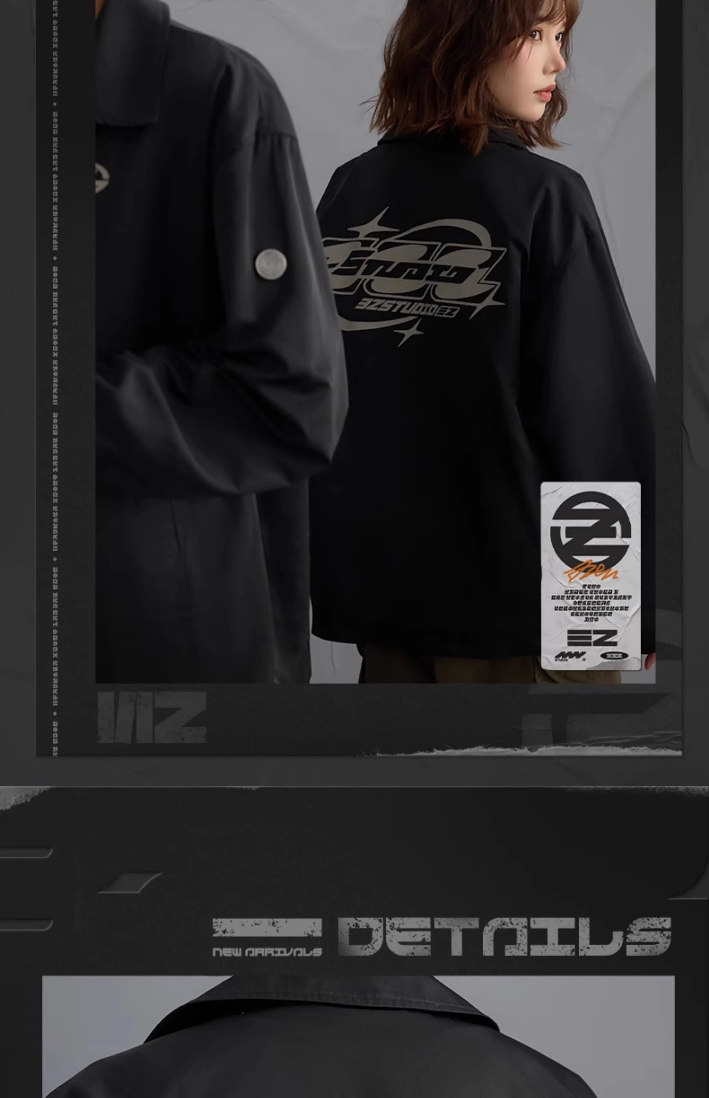 Official Zenless Zone Zero Unisex Reflective Jacket Anime Cosplay Costume ZZZ Studio 2025SS Thin Coach Jacket Birthday Gifts