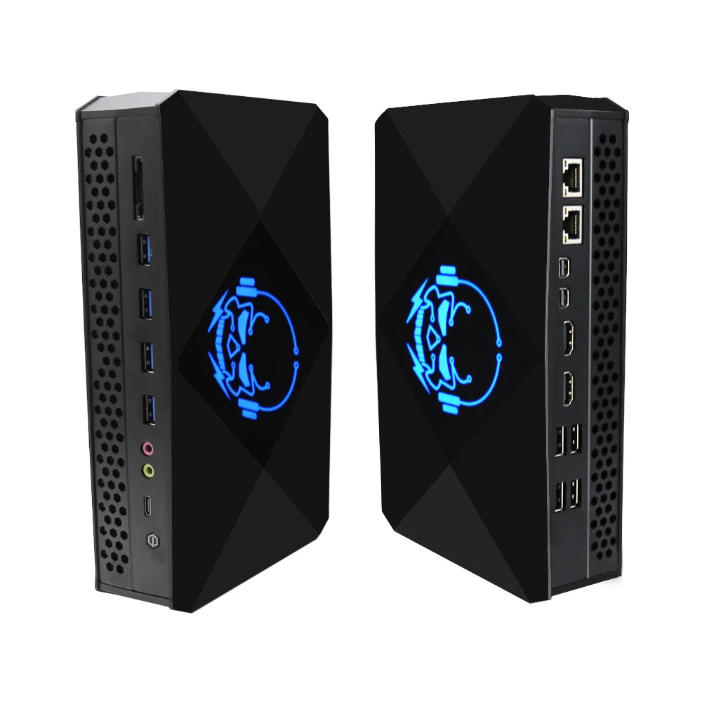 Radeon RX Vega M Mini Gaming PC i7 8709G 64GB M.2 NVME Wins 11 Gamer Mini Computer 2*HD 2*DP 8*USB 2*2.5G Lan Desktop PC