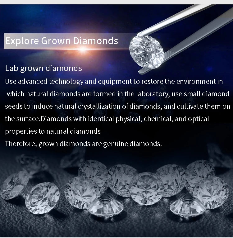 Platinum 950 Diamond 1ct CVD HPHT DEF Color VS-VVS Lab Grown Diamond Engagement Wedding Men Rings Annivery Gift With IGI