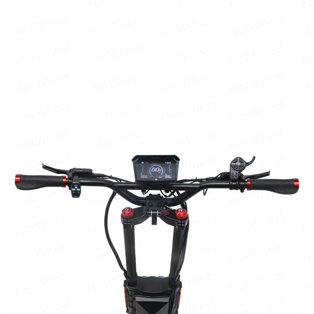 KB Wolf King GTR Max Electric Scooter 2000W*2 Motor 72V 40Ah Battery 2in1 FOC Controller Central Display 12inch Vacuum CST Tire