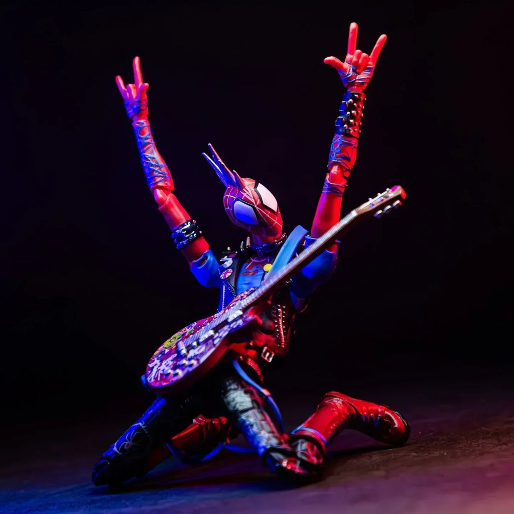 IN STOCK CT Toys Spider-Punk Action Figure Spider-Man Across The Spider-Verse SHF Collectible Model Toy Gift