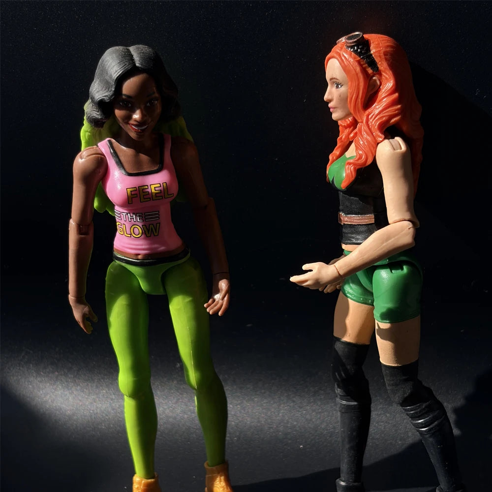 Female WWE AEW Action Figure Wrestling Championship Display Collection Figure Model With Movable Joints Toys Kids Christmas Gift