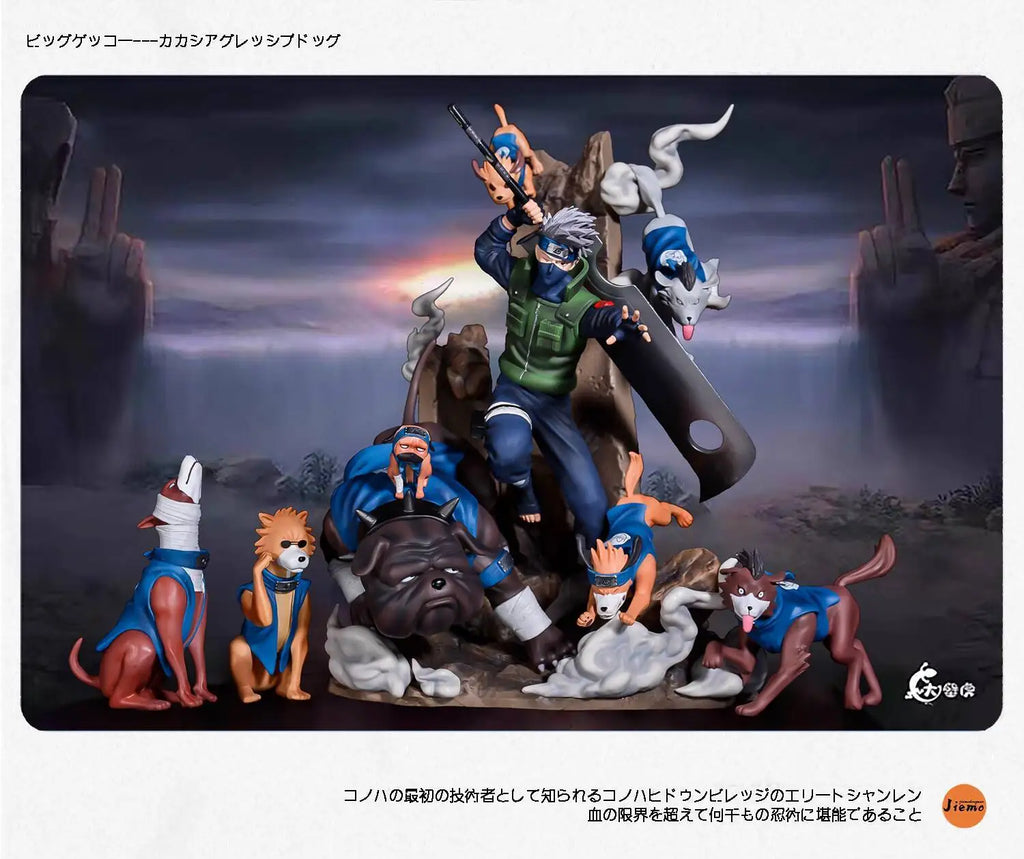 Naruto Shippuden Anime Figures Hatake Kakashi GK Oversize Model 36cm Action Figure Statue PVC Figurine Figma Collectible Toys