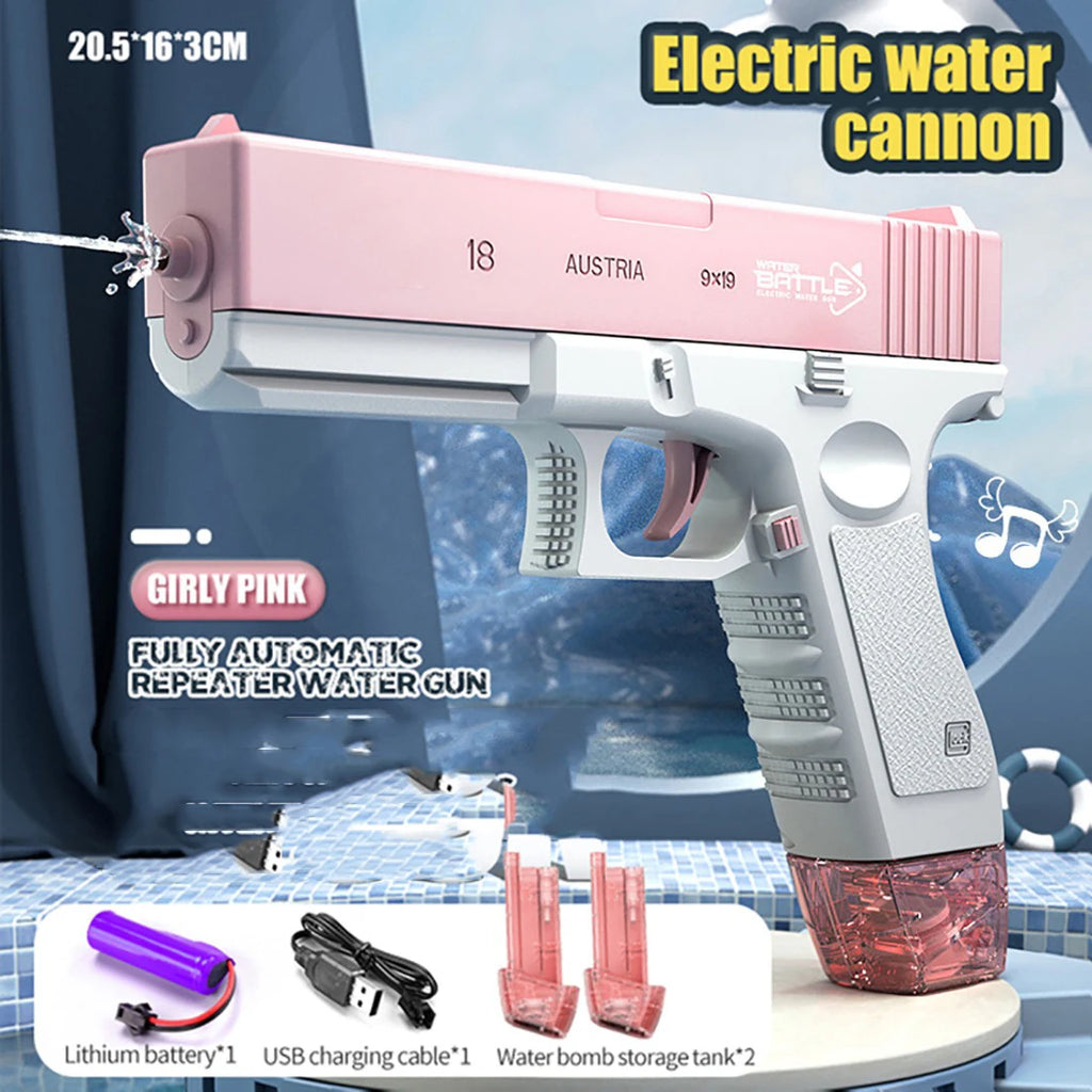 Electric Water Gun Water Spray Toys Bursts Children's High-pressure Strong Charging Energy Water Automatic Children's Toy Guns