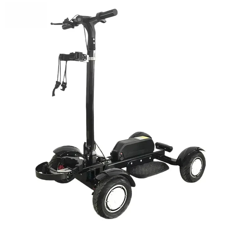 Factory Hot Selling Folding  4 Wheel Electric Golf Scooter with Bag Holder Cart Scooter Golf Carts Electric