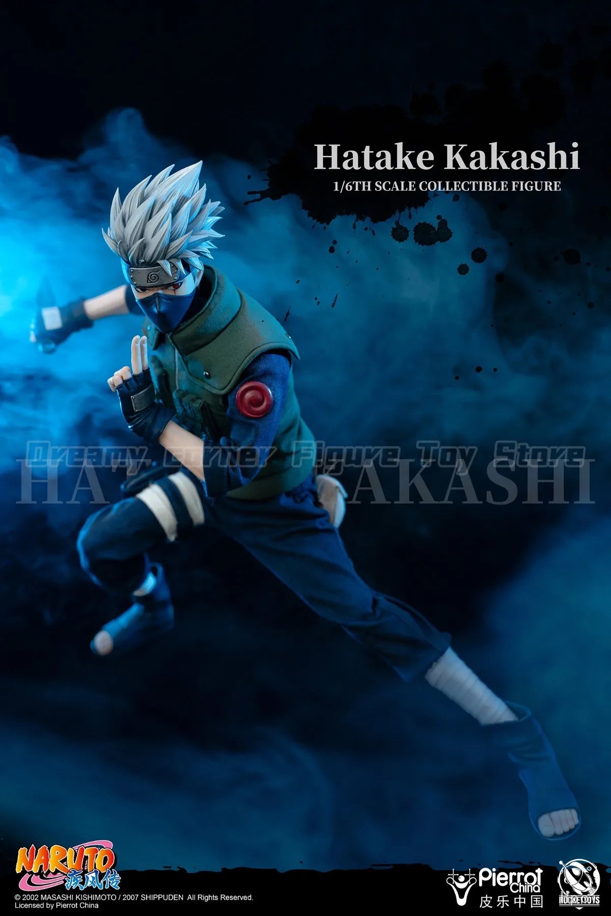 【In Stock】RocketToys ROC-004 NARUTO Shippuden Hatake Kakashi 1/6 Action Figure