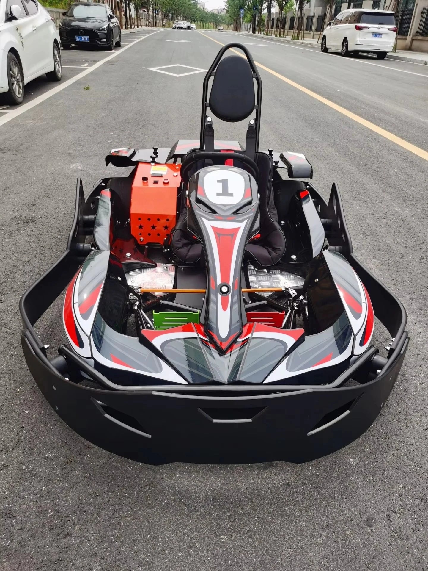 new product 3000W/72V/40Ah high-speed remote control four-wheel electric racing kart