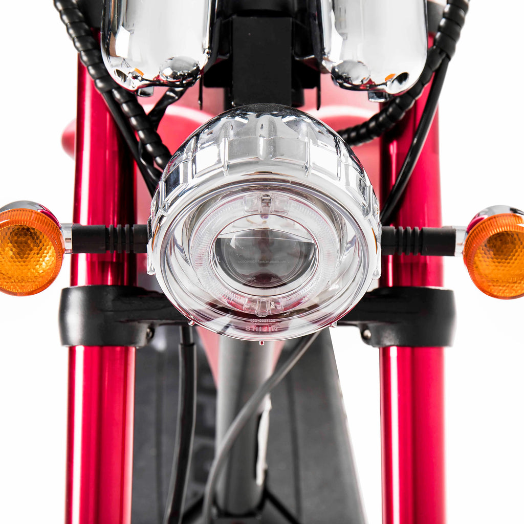 Custom 2000W 2 Seaters Electric Motorcycle Chopper Street Mopeds Motor Bike 60V 12-45Ah Long Range