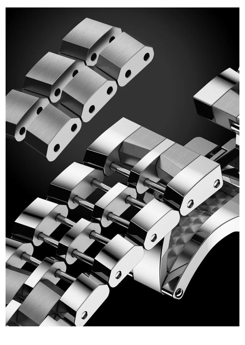 Ideal Knight Automatic Mechanical Watch for Men Hollow out Spider Design   Flywheel Movement Sapphire Mirror Men's Watches