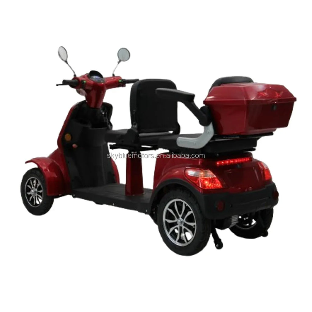 Modification 2025 High-Quality Mobility Scooter 1000W Two-Seat Electric Motorcycle for the Elderly 25KM/H for Sale Supplier Chin