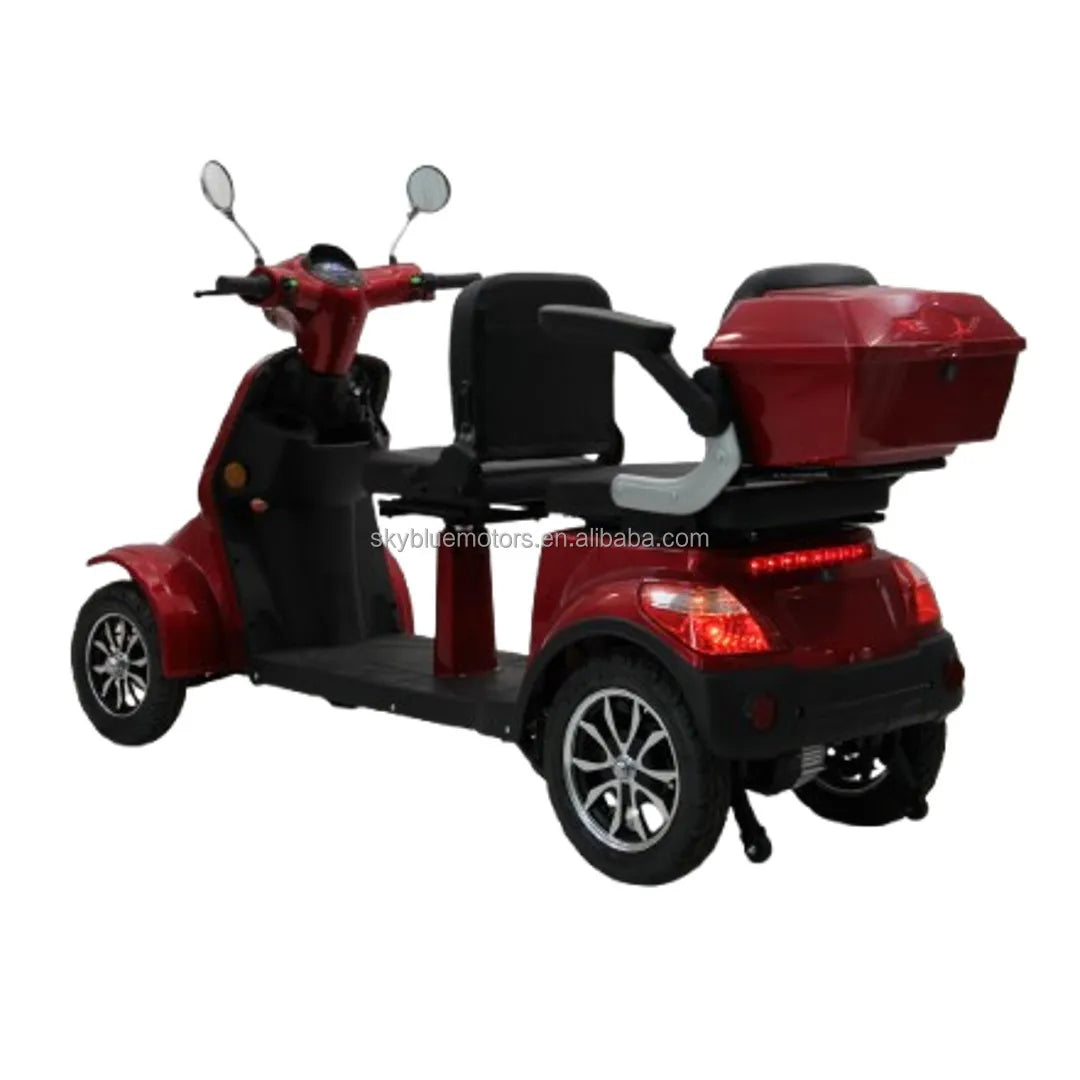 Modification 2025 High-Quality Mobility Scooter 1000W Two-Seat Electric Motorcycle for the Elderly 25KM/H for Sale Supplier Chin