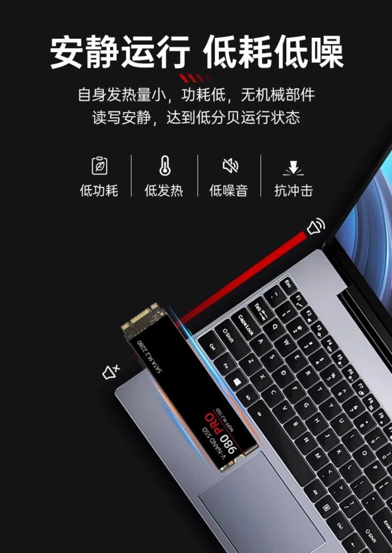 M.2 980 pro 4TB 2TB 1TB 2280 high speed Internal Solid State Drive NGFF SATA  TLC 560MB/s for Laptop And Desktop game console