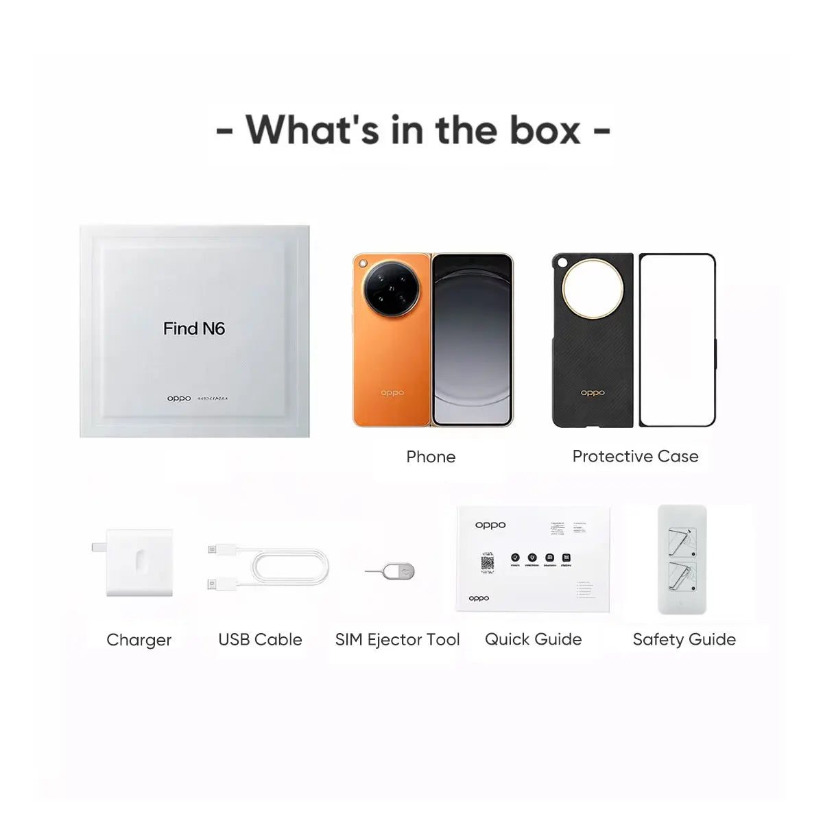 OPPO Find N6 5G Foldable Smartphone 8.12" 120Hz OLED Screen Snapdragon 8 Elite Gen 5 200MP Hasselblad Camera 80W SUPERVOOC NFC