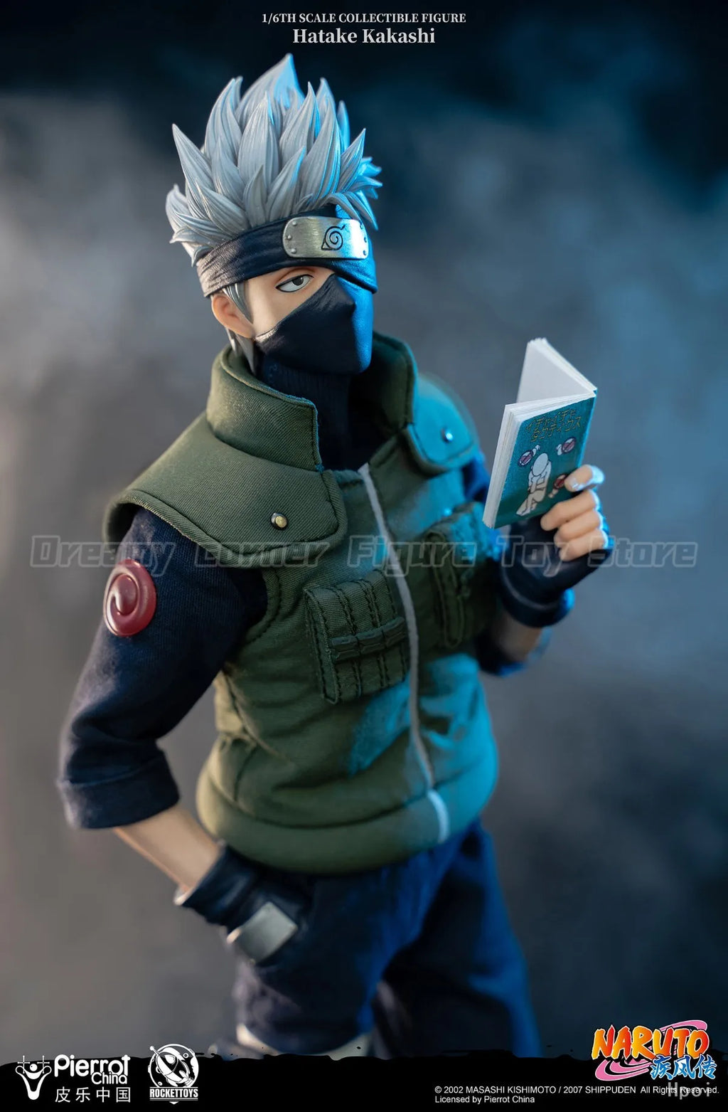 【In Stock】RocketToys ROC-004 NARUTO Shippuden Hatake Kakashi 1/6 Action Figure