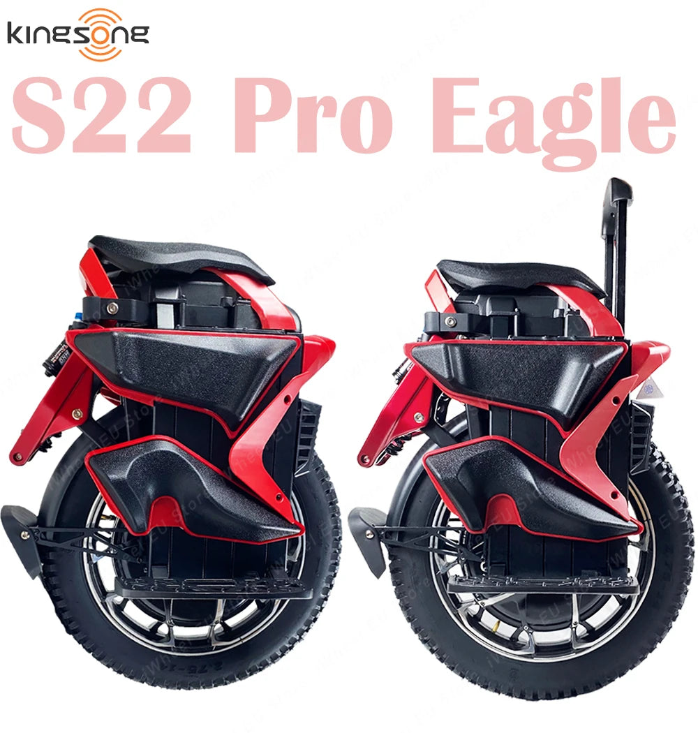 Newest KingSong S22 Pro 126V 2220Wh Electric Unicycle 4000W Motor 20 Inch Off-road Suspension KS S22 Pro Electric Unicycle