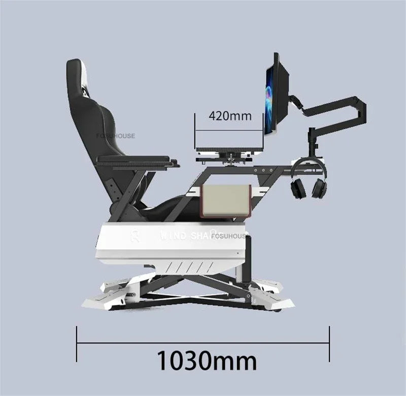 Office Chairs Zero Gravity Notebook Cockpit Gaming Chair Multifunctional Comfortable Computer Chair Lazy Cockpit Integrated