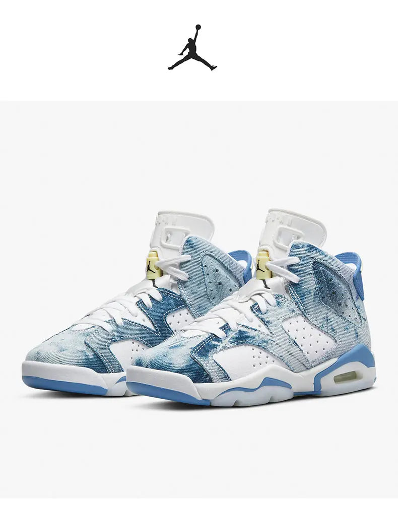 Nike genuine Air Jordan 6 AJ6 women's GS big children's basketball shoes DM9045-100