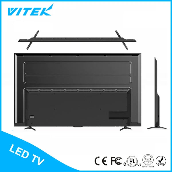 4K Smart Android China TV, 43 50 55 65 40 Inch Black Packing Box Speakers Direct LCD LED TV, Europe Market DVB-C TV-Tuner CI