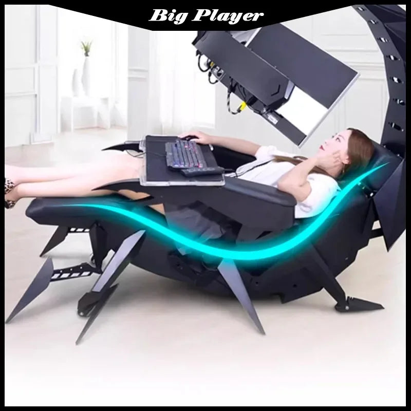 Hot sales Scorpio Computer Cockpit Zero Gravity Scorpion Integrated Home Game Comfortable E-sports Tables and Chairs