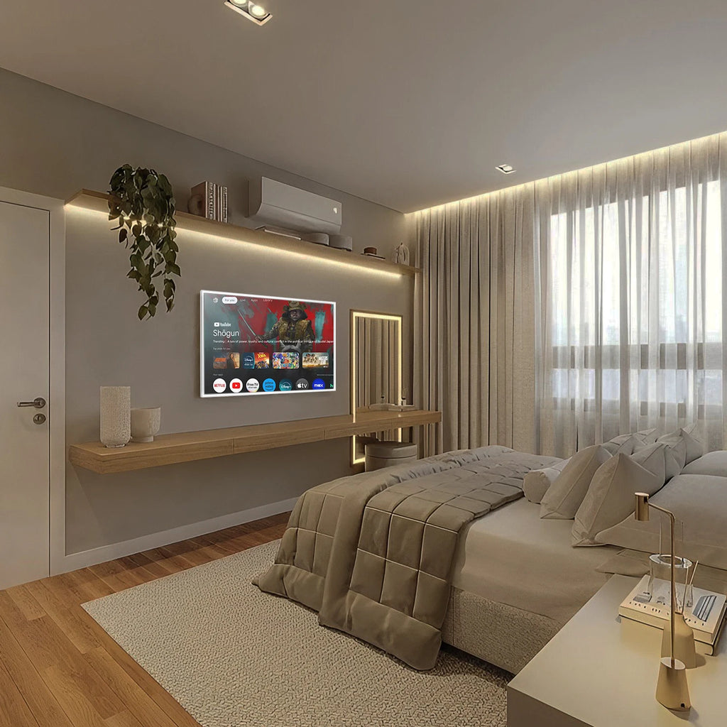 43 inches Smart LED Light Mirror TV Makeup Television Salon DTV Tuner Soulaca Living Room Decoration webOS System