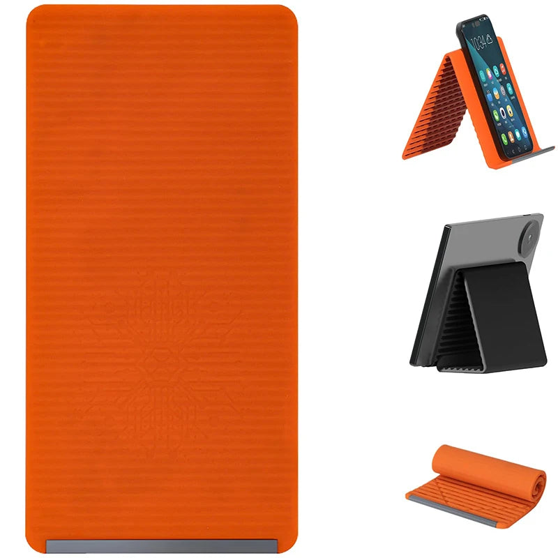 Flexible Silicone Mobile Phone Flat Bracket Universal Folding Portable Lazy Support Multifunctional Desktop Deformation Support