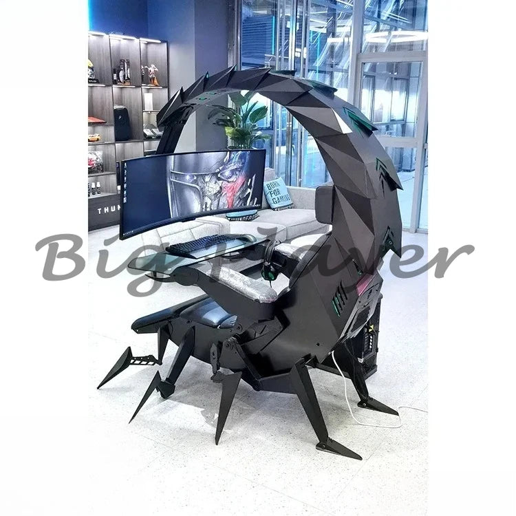 Hot Luxury Home Office Furniture Zero Gravity Wholesale Computer Cluvens Gaming Chair Scorpion Chair for 3 or 5 Monitors