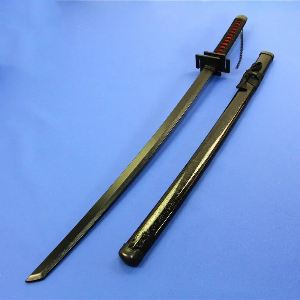 104cm Zoro Katana Sandai Kitetsu Sword Wooden Ninja Blade Anime Cosplay Prop Real Size Japanese Katana Samurai Sabre Kid Toy