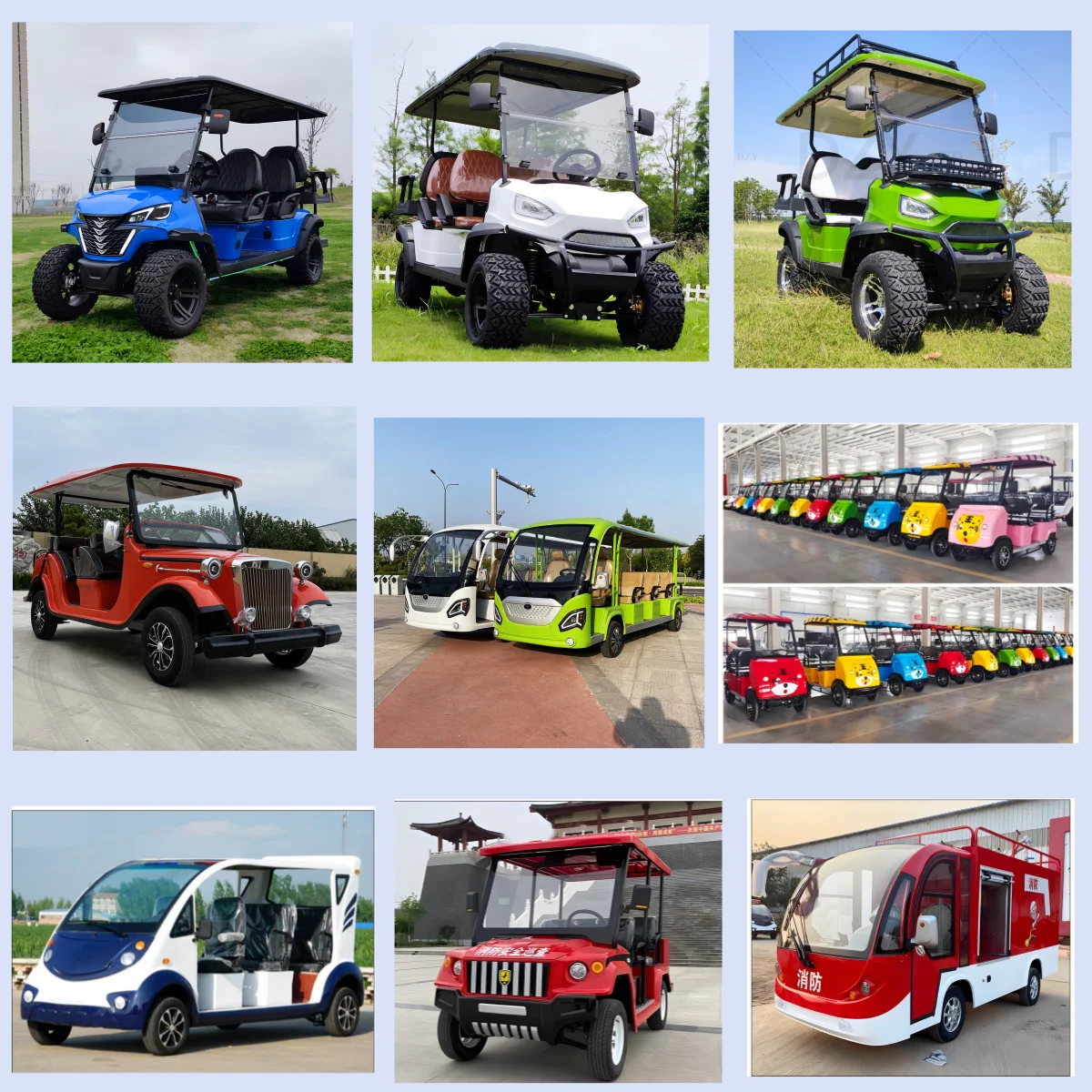 2026 electric golf cart OEM hunting carts new design customizable golf course cart luxury street legal electric sightseeing cart