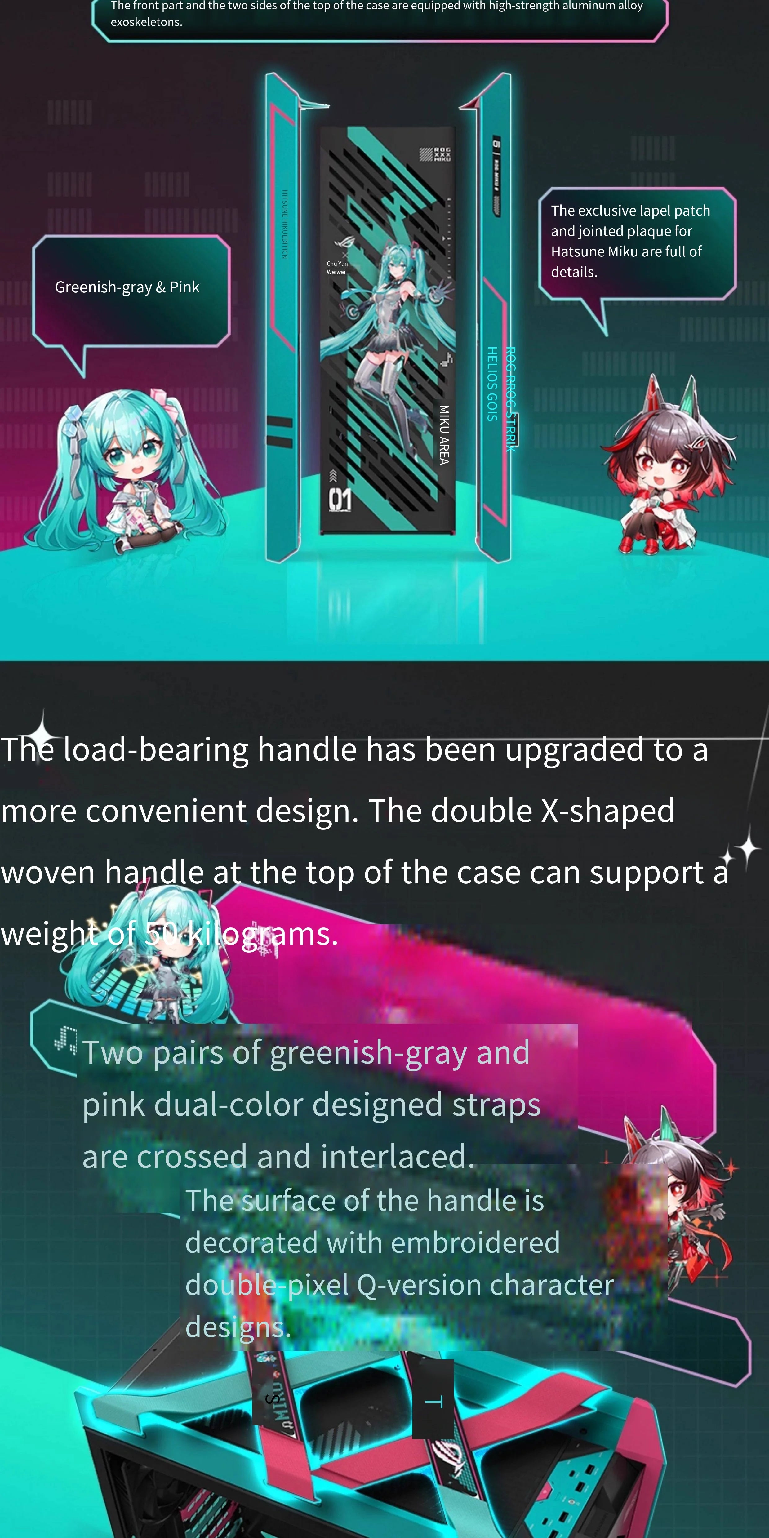 New ROG Strix Helios Gx601S ROJI Mid Tower Support 420mm Cooler ARGB for Gaming CASE Computer Case Only