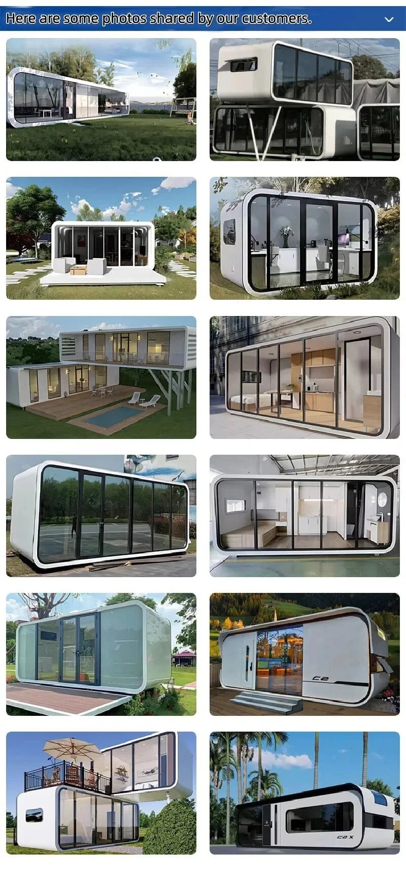 Wholesale China 20 FT 40 ft Movable Foldable House Prefab Collapsible Container Modular Homes Expandable Folding Container House
