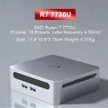 Mini PC CPU AMD Ryzen 7730U 8-core 16 wire mini desktop computer host home gaming laptop business office mini host