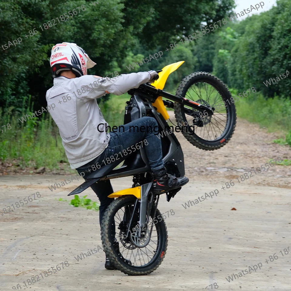 Offroad Electric Dirt Bike Electric Bike-3000w 6000w Mid Drive Dirtbike Full Suspension Fast E-bike off Road