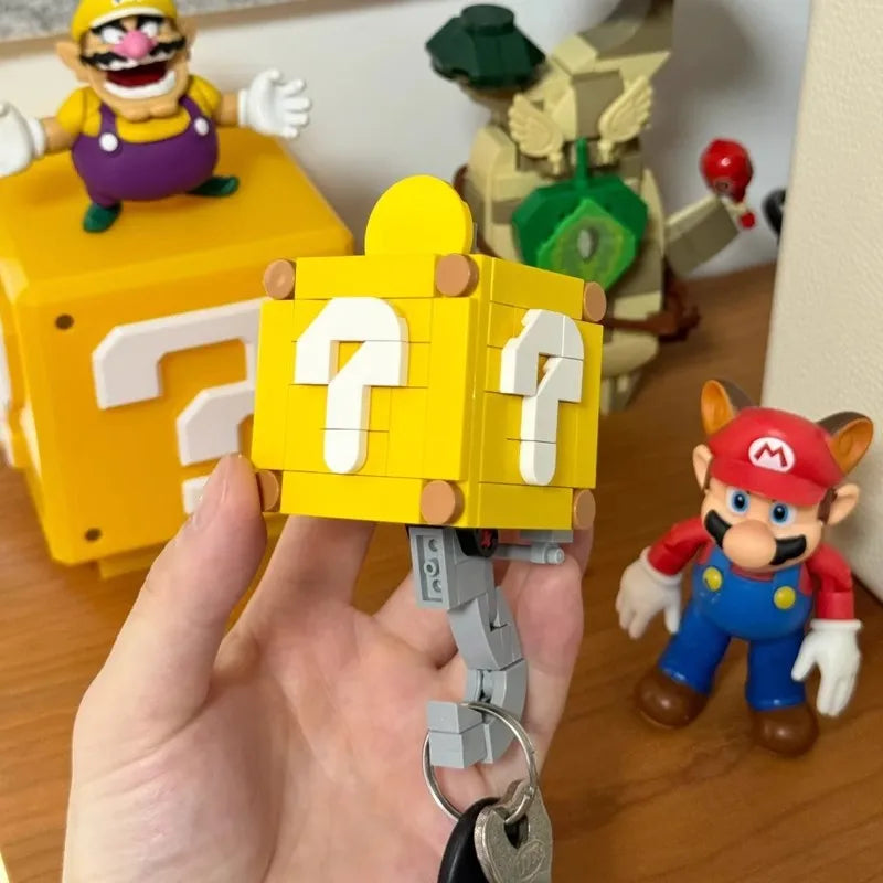 141pcs/set Coin Building Blocks Keychain Set - DIY Toy Pendant with Unique Design, Perfect Christmas Gift for Kids & Collectors