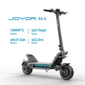 JOYOR E6-S 3200W Electric Scooter 60V 31.5Ah 50MPH 62Miles 11" Tire Dual Motor Hydraulic Foldable Adult NFC OffRoad US Warehouse