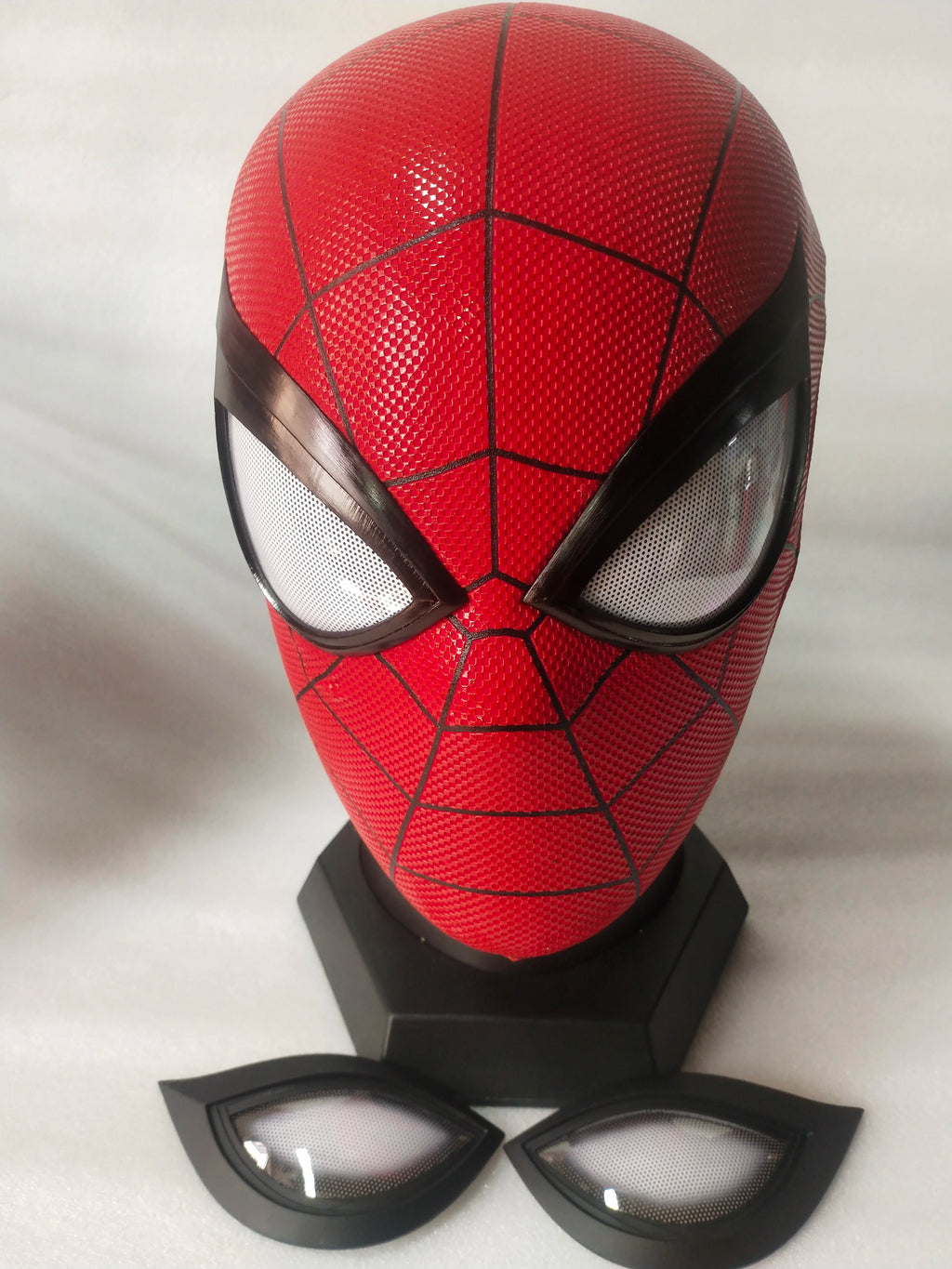 Full Head PS4 Spider-Man Mask with A Pairs of Eyes playstation 4 spider-man Game Restoration Handmade Silk Screen Printing