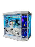 Pure white high-end sea view room computer host 9800X3D 5080 high-value touch screen desktop
