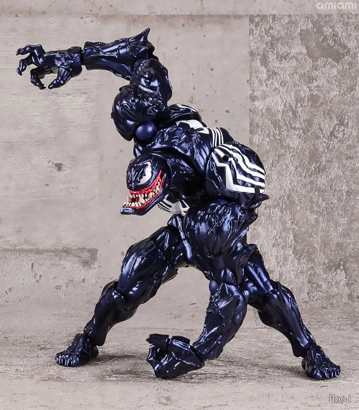 KAIYODO Original Authentic [Evoltech] Amazing Yamaguchi MARVEL  · Agent Venom VENOM/ CARNAGE Mobile Doll Model Handmade Toy Gift
