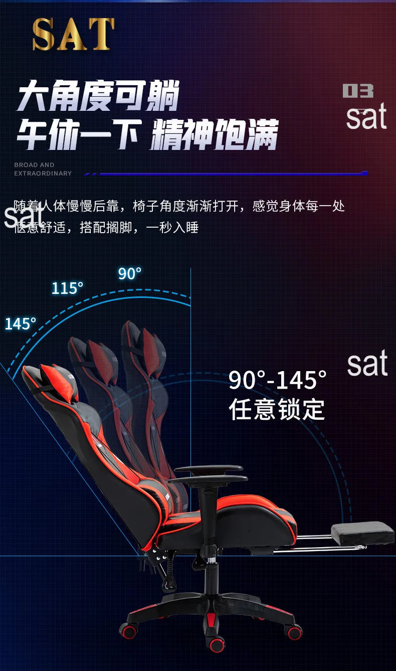 Rgb Leather Ergonomic Computer Chair Office Anji Gamer Pc Racing Game Scorpion Wholesale Gaming Chair Fabric and Table Chairs