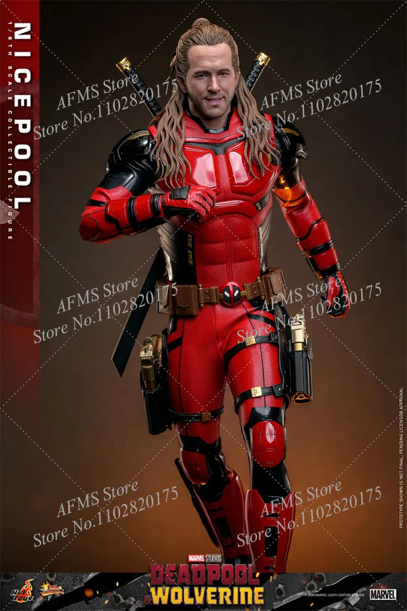 HOTTOYS MMS788 1/6 Scale Collectible Figure Ryan Reynolds Deadpool & Wolverine 12Inch Men Soldier Action Figure Body Toys