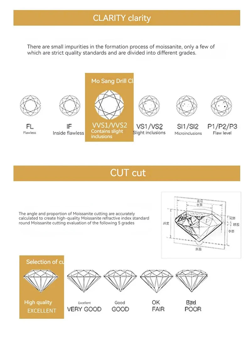 Hiphop 10mm Iced Out Moissanite Cuban Chain Necklace Men Jewelry 925 Sterling Silver Bracelet Pass Diamond Tester Wholesale Gift