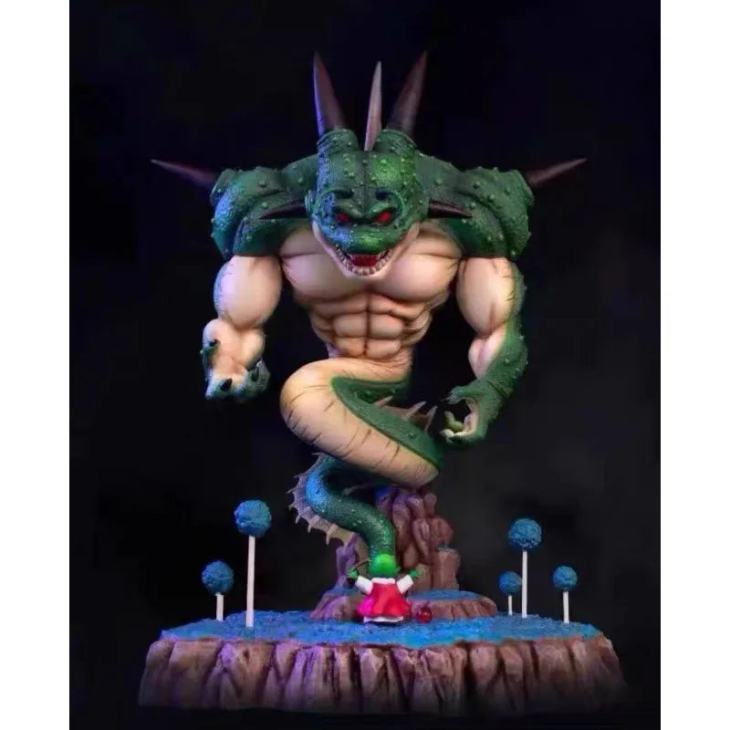 28cm Dragon Ball Figure TX Shenron Son Goku Anime Collection Model Desktop Ornament Decorations Holiday Gifts Children Toys