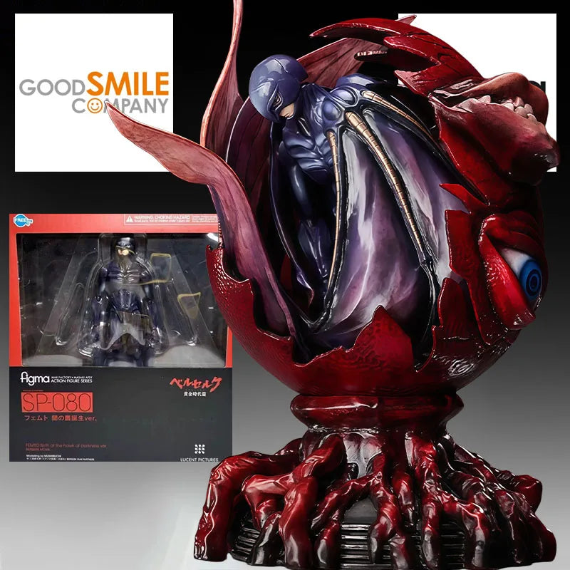 GSC Genuine FINGMA Anime Figure #SP-79 Femto & #SP-80 Birth Action Figure Toys for Boys Kids Gift Collectible Model Ornaments