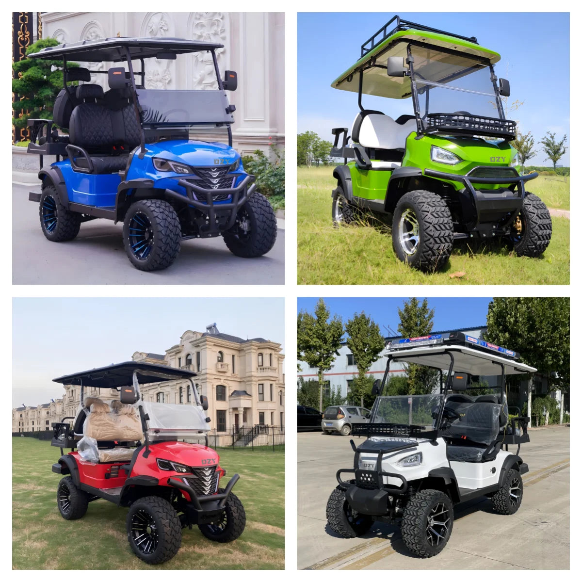 2026 electric golf cart OEM hunting carts new design customizable golf course cart luxury street legal electric sightseeing cart
