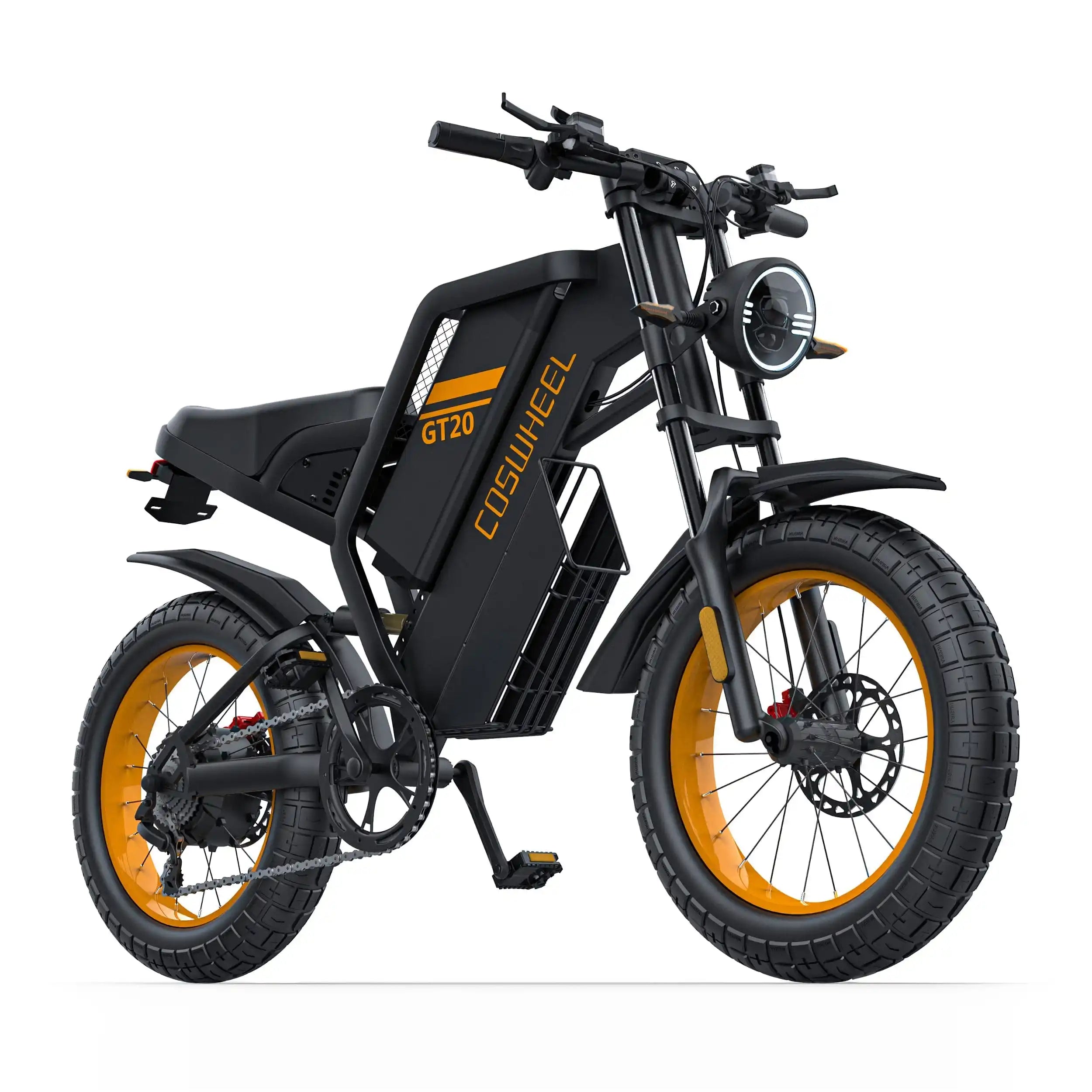 Electric Bike For Adult COSWHELL GT20 Pro 20x4.0" 3000W Dual Motor 48V 40AH Top 50Km/h 230Km Urban Off-Road Commuting E-Bike