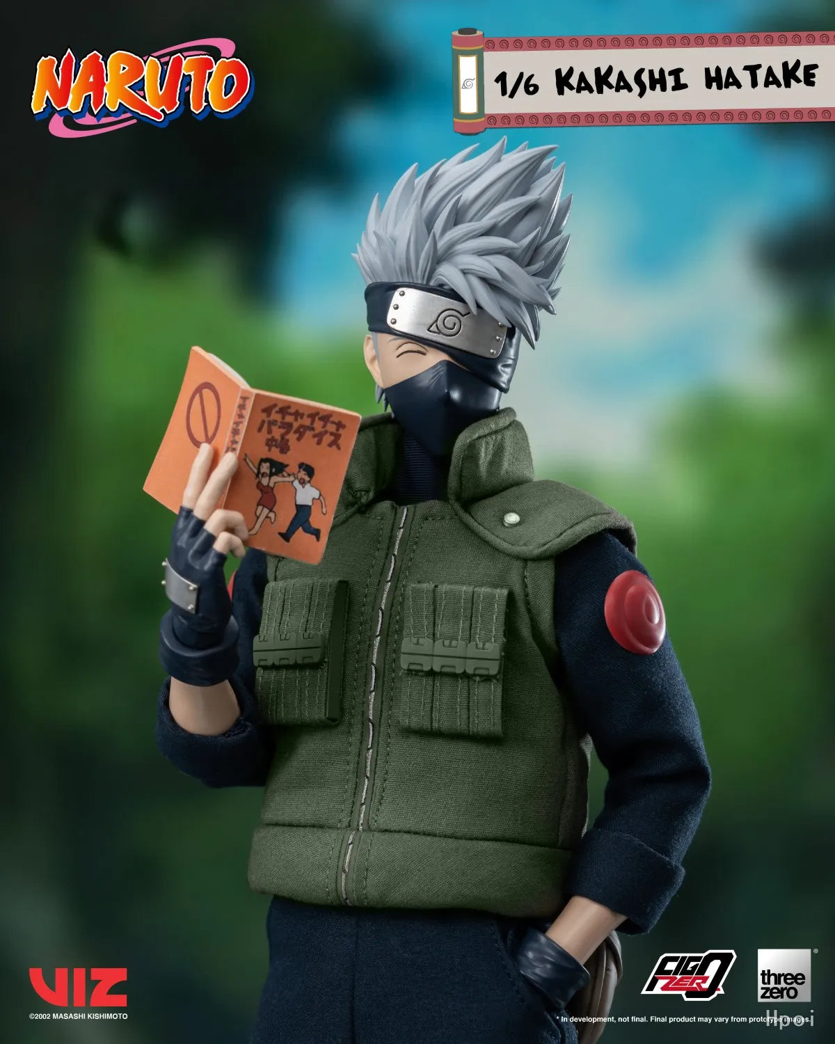 Threezero Genuine FigZero Series Naruto Uzumaki Kakashi Hatake Uchiha Sasuke Japanese Anime 1/6 Scale Action Figures Model Toys