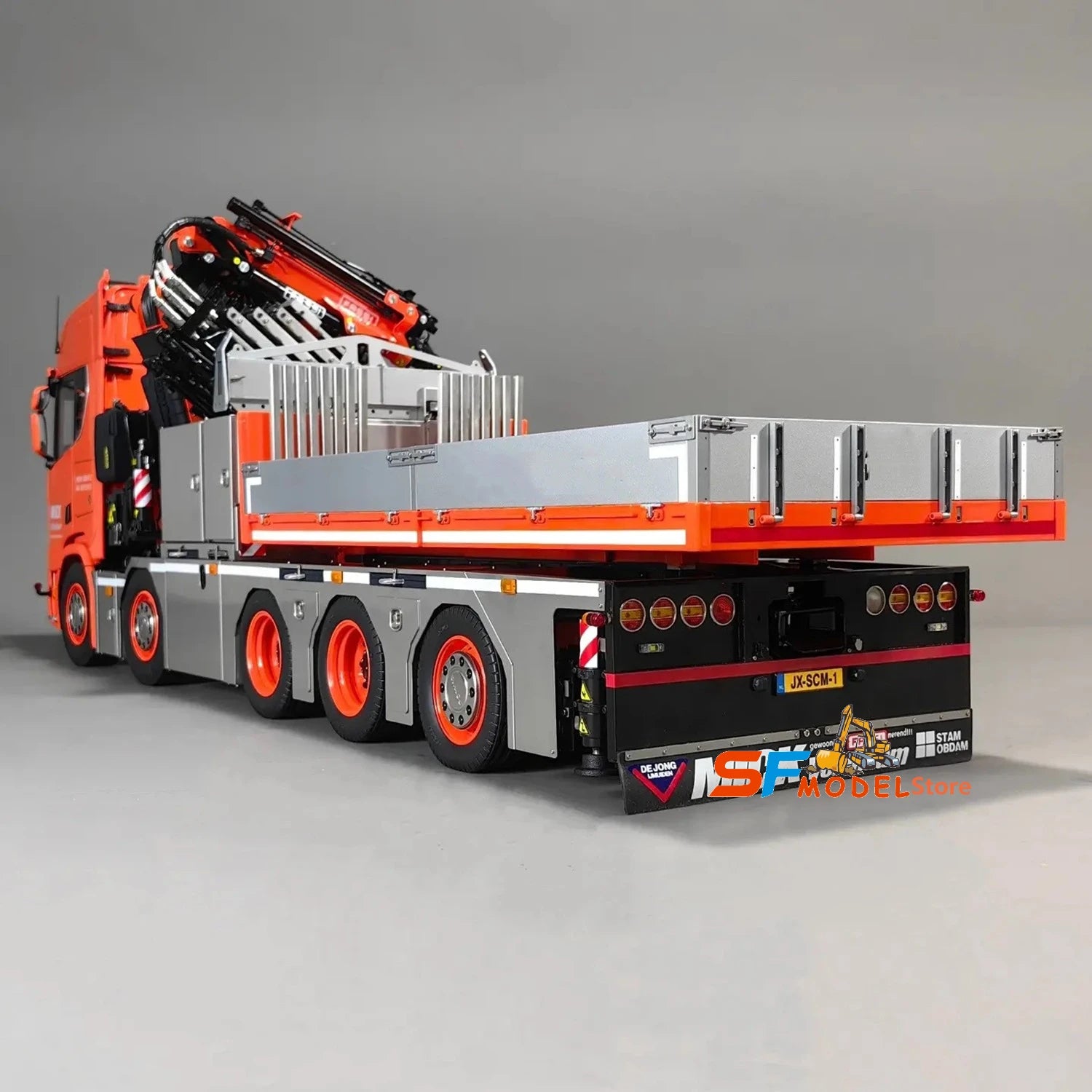 F1650 Crane 10x10 R650 RC Truck 1/14 Hydraulic Crane Truck Metal Model High-end Custom Engineering Machinery RC Car Model Toy