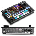 4K HDMI Video Mixer Switcher, 5.5 Inch FHD LCD Screen, 4-Channel HDMI Live Streaming Switcher, 4K 60FPS Input,1080p 60FPS Output