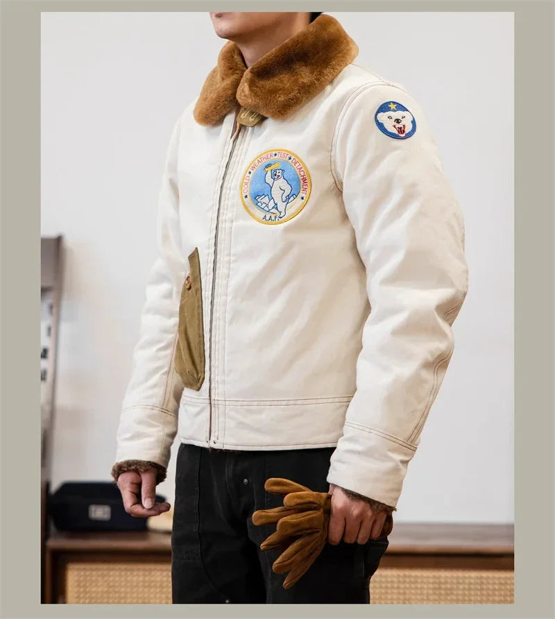 Red Tornado S-3 Winter Flying Jacket Vintage Fashion Men's Bomber Jacket Amekaji