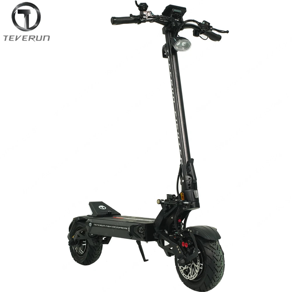Original Teverun Fighter Supreme Ultra 72V 60Ah Battery New 4inch TFT Display Top Speed 105km/h Teverun Electric Scooter