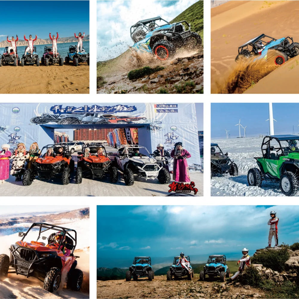 TONGCAI 4WD 2-Seater  800cc 4-Stroke ATV Motorcycle with Differential Lock and Automatic Transmission Side-by-Side Vehicle